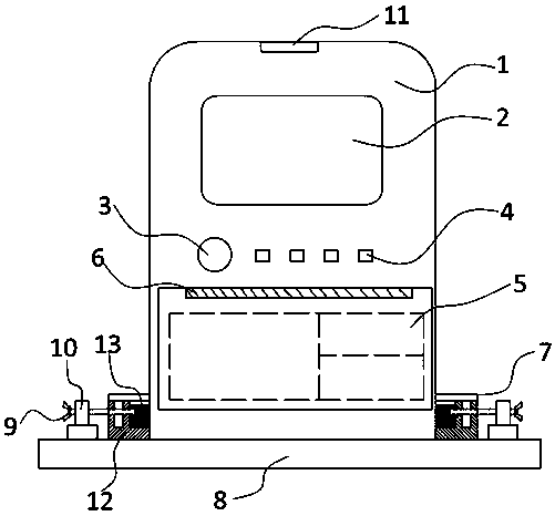 Convenient-to-move glucometer for medical detection