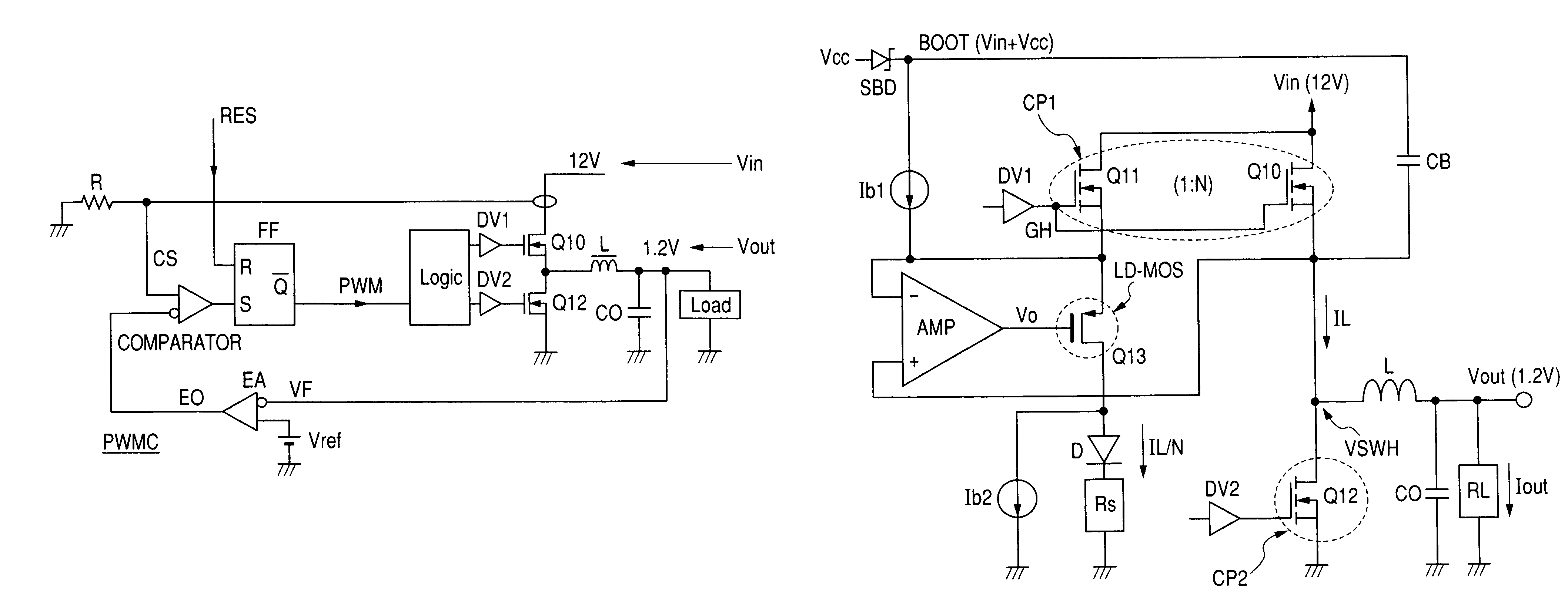 Switching power supply device, semiconductor integrated circuit device and power supply device