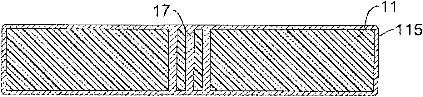 High heat radiation LED (Light Emitting Diode) nonmetal substrate and high heat radiation LED element as well as making method thereof