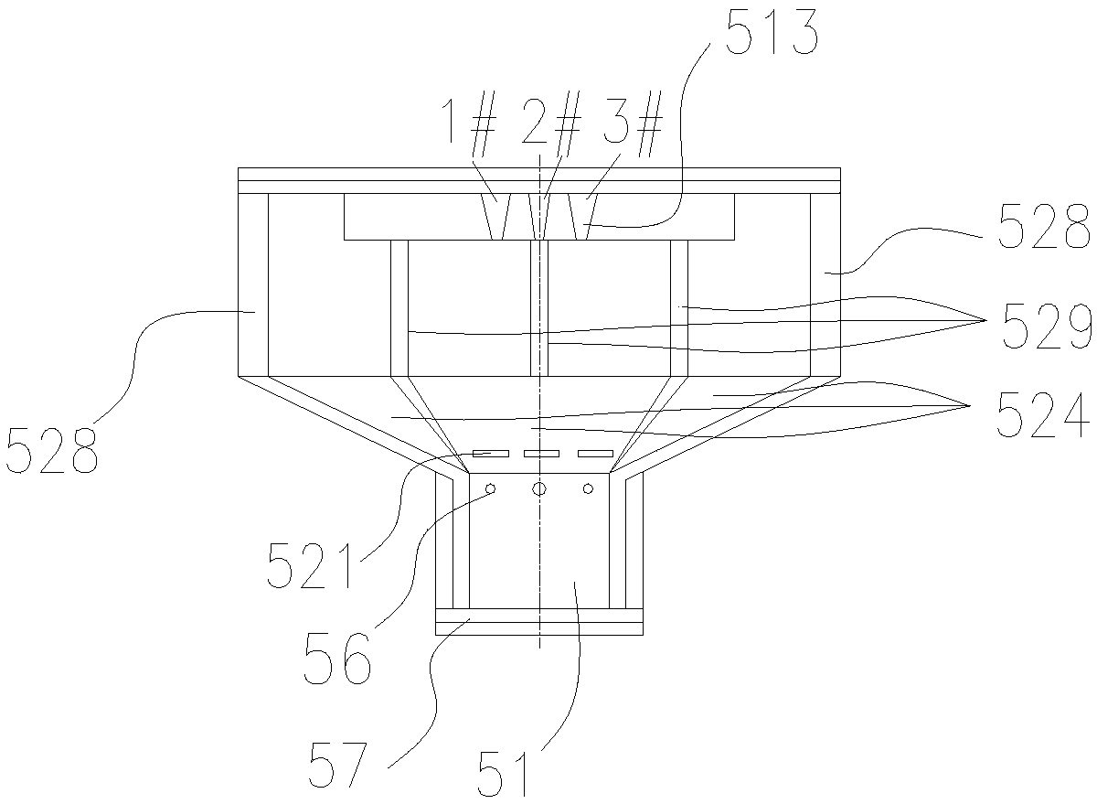 Waste gasification melting furnace