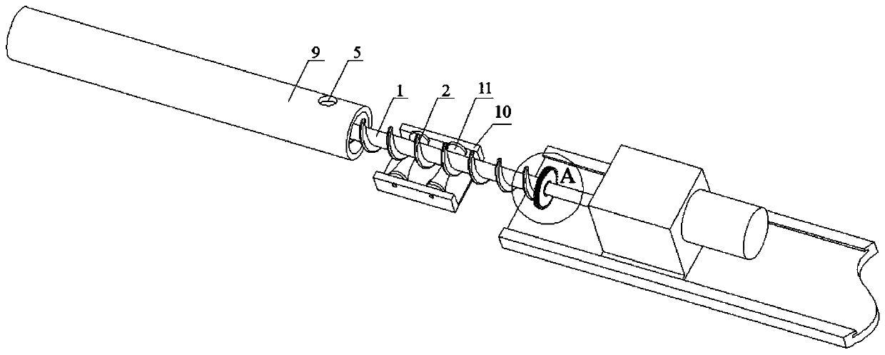 A kind of spiral pipeline cable conveying method