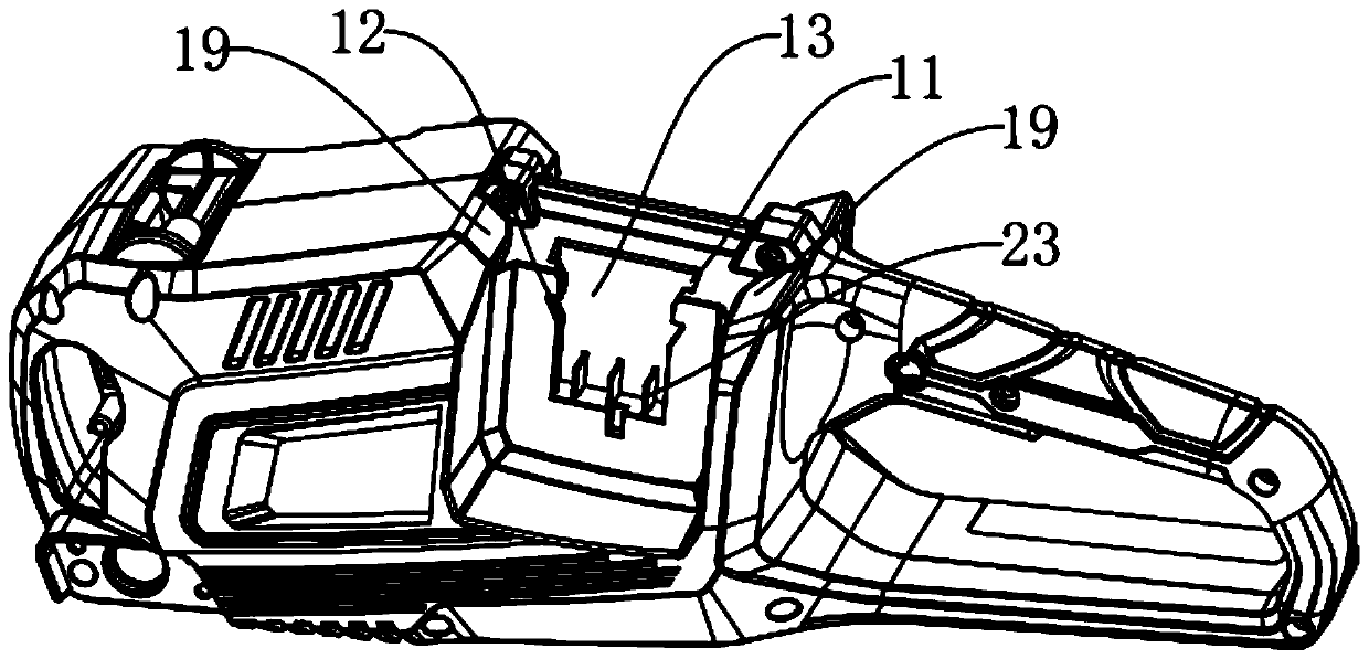 Electric tool shell and electric tool with same