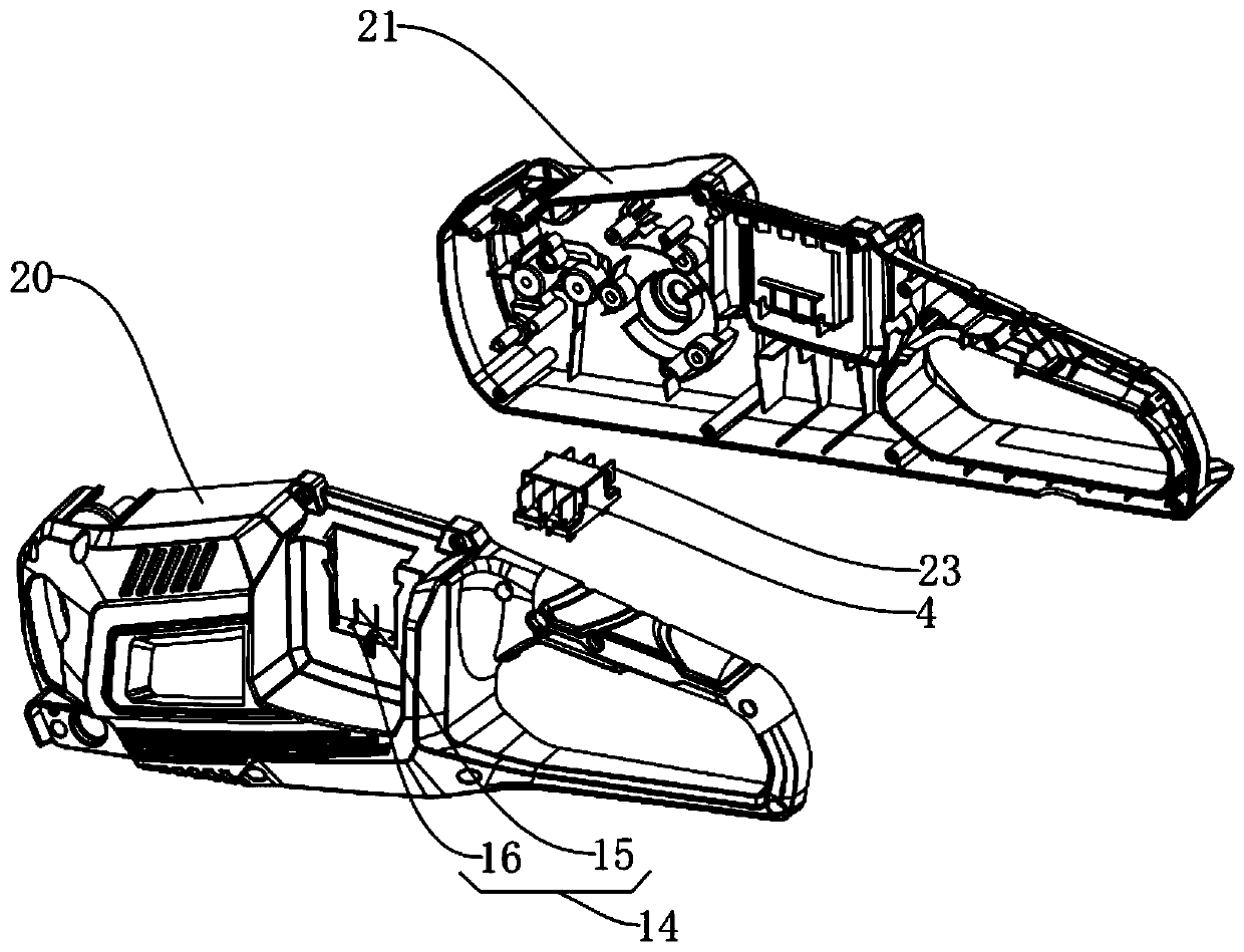 Electric tool shell and electric tool with same