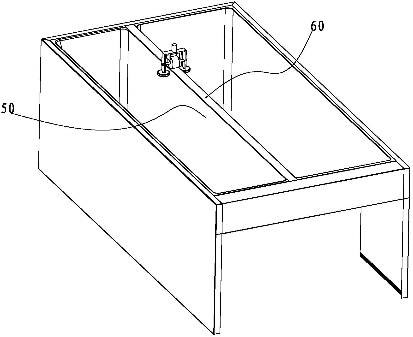 Tool for side-by-side refrigerator