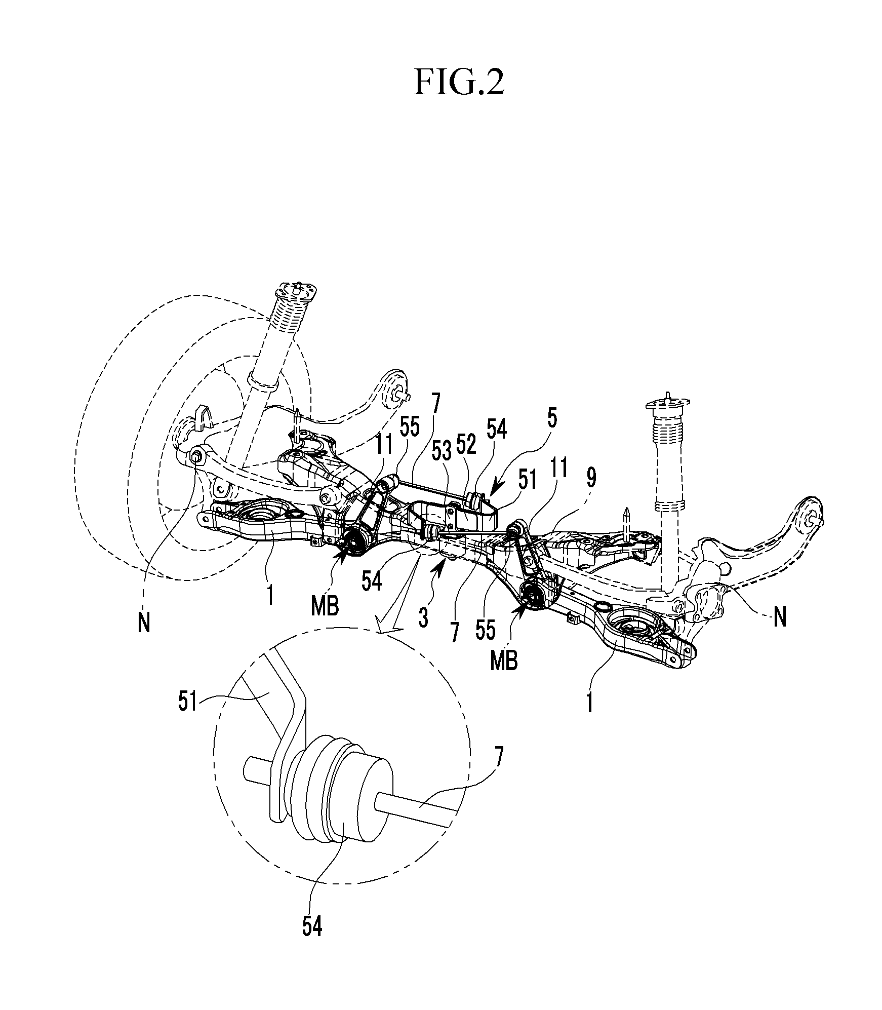 Anti-roll system for vehicles