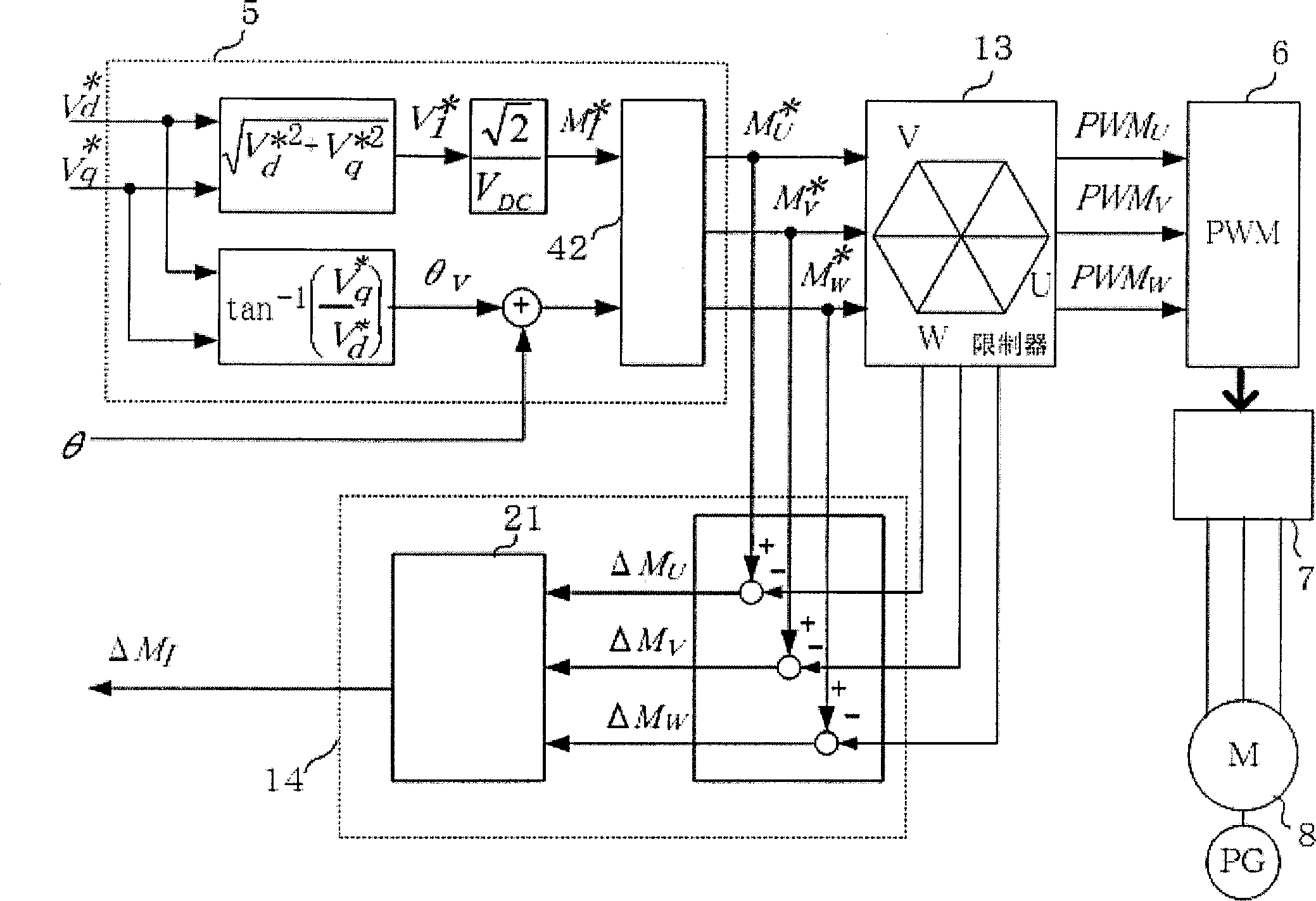 Motor control device and control method thereof