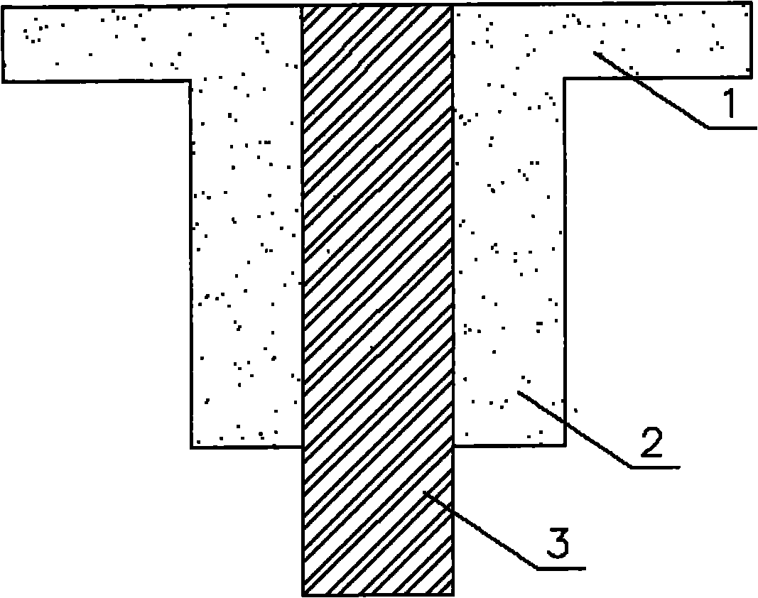 Mushroom-shaped mixed composite pile capable of effectively controlling settlement and construction method