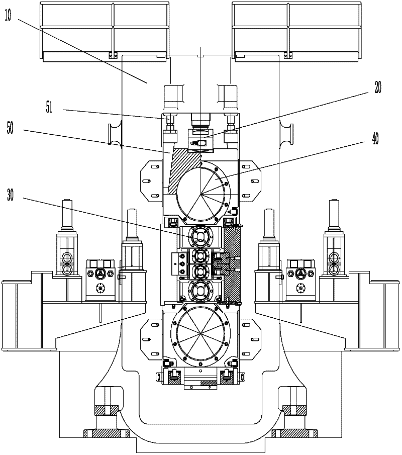 High-rigidity rolling mill