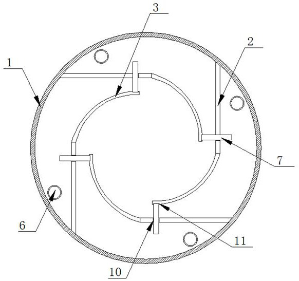 Fan blade type turbulence fire extinguishing device