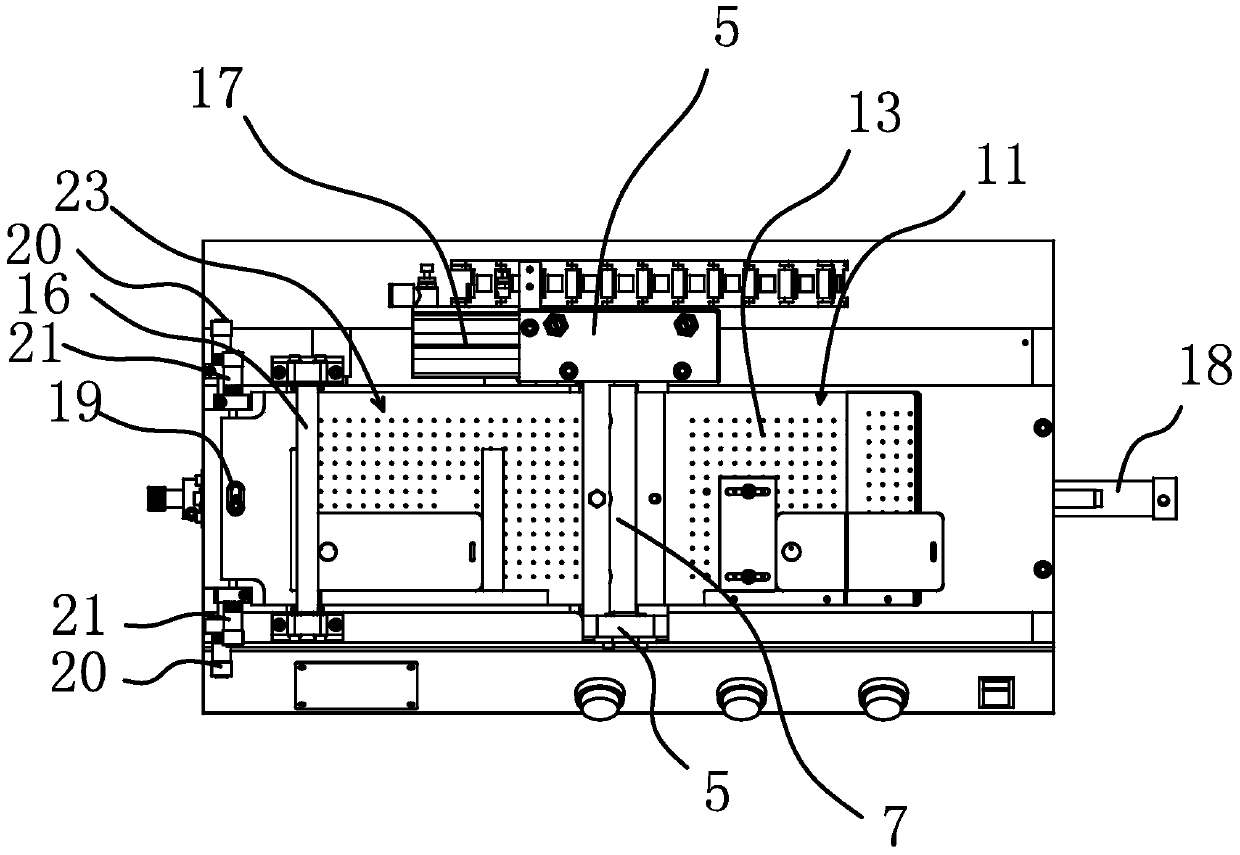 An automatic film laminating machine for a mobile phone touch screen