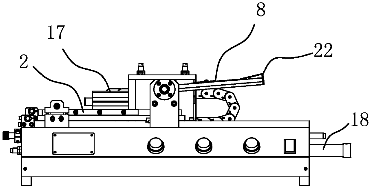 An automatic film laminating machine for a mobile phone touch screen