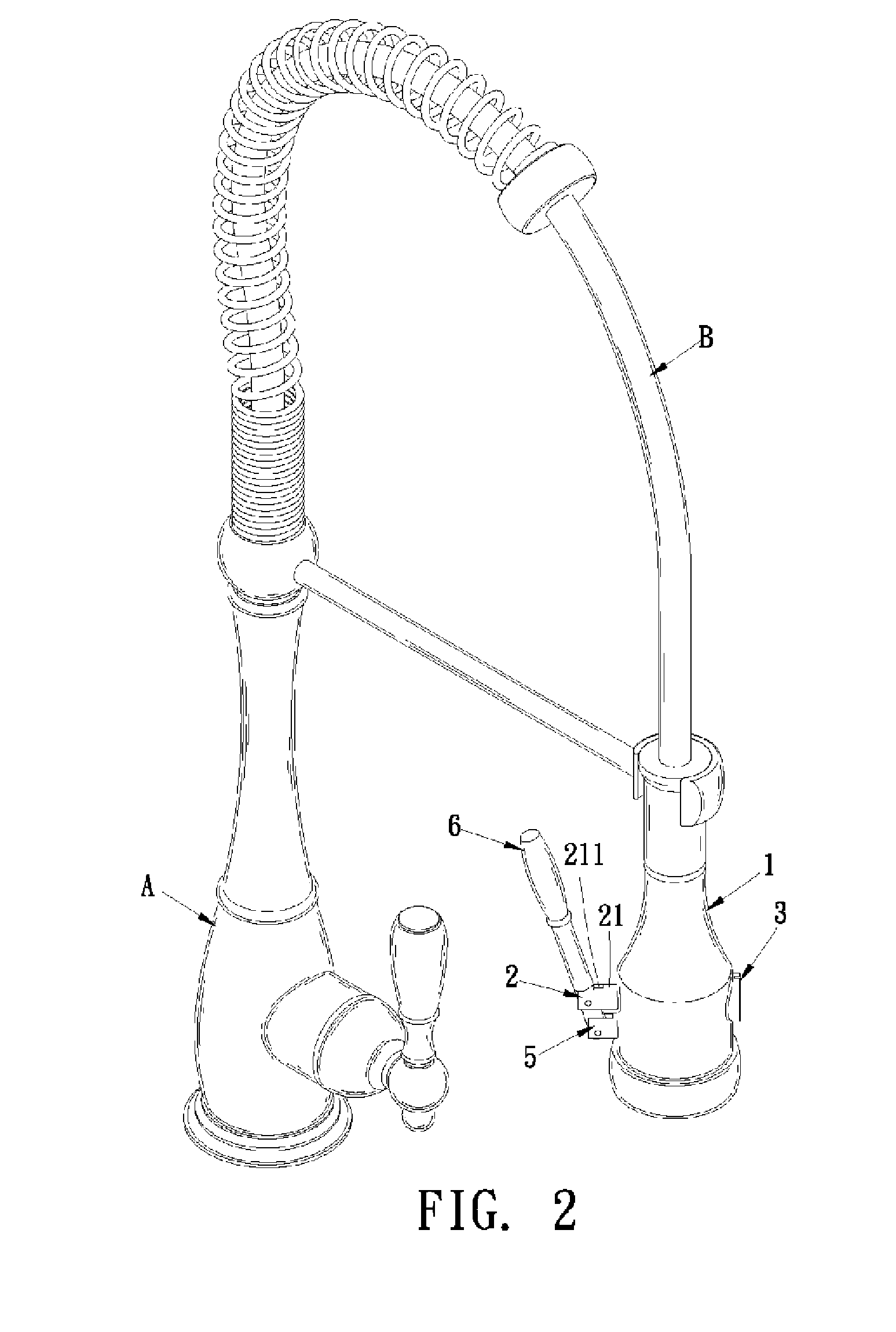 Adjustable water-dispersing device for a faucet