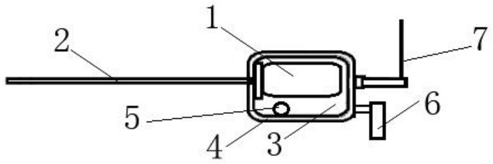 Scanning type air leakage monitoring device and mounting method thereof