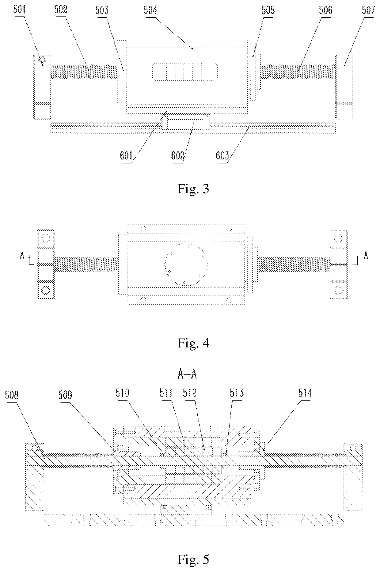 Horizontally arranged six-degree-of-freedom constant-stiffness mechanism