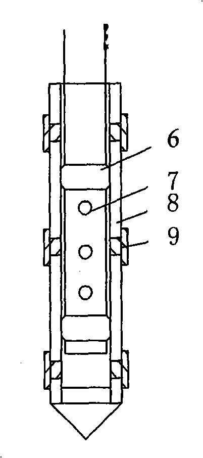 Pressure casting non-sand concrete pile