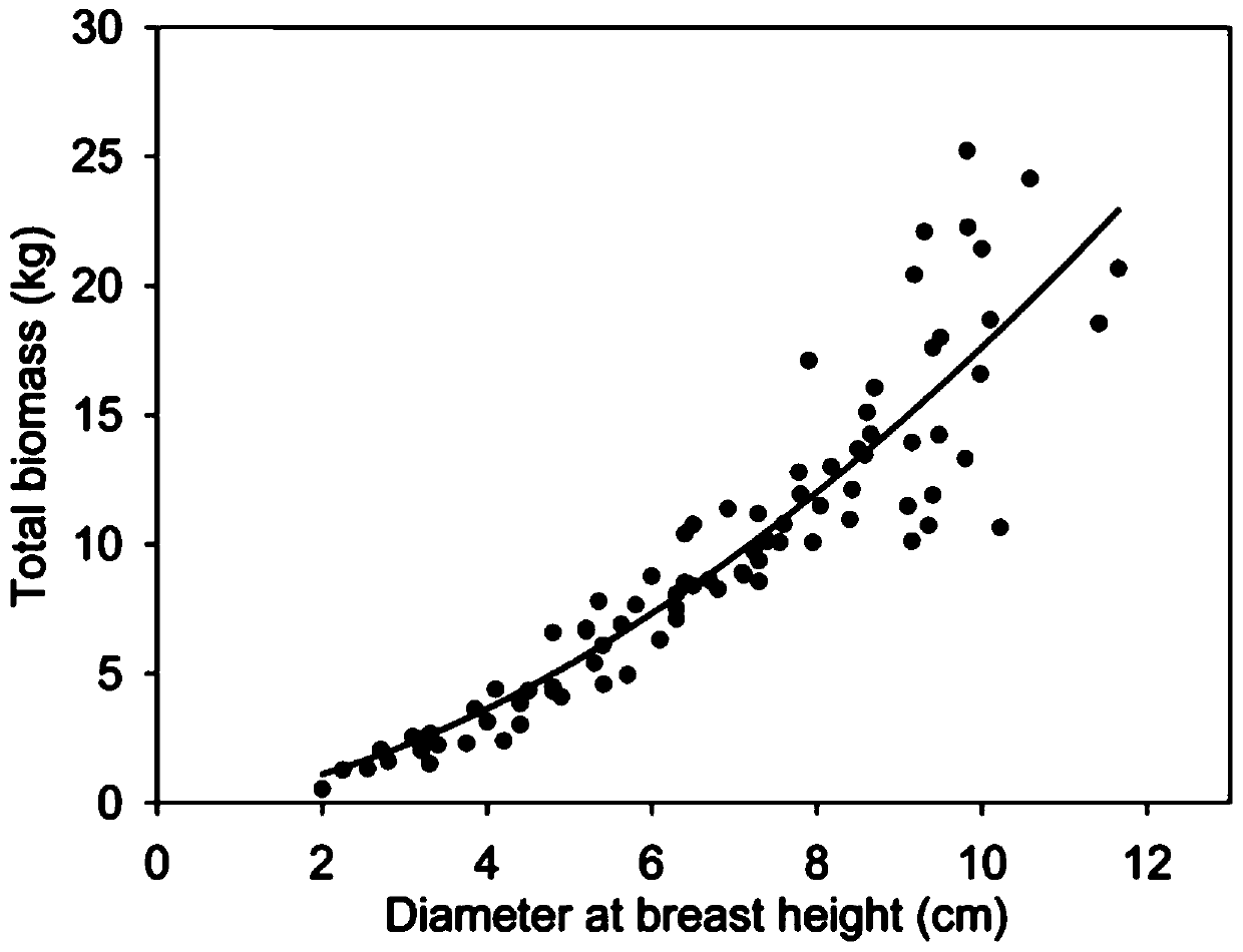 Forest growth modeling and predicting method and device based on machine learning