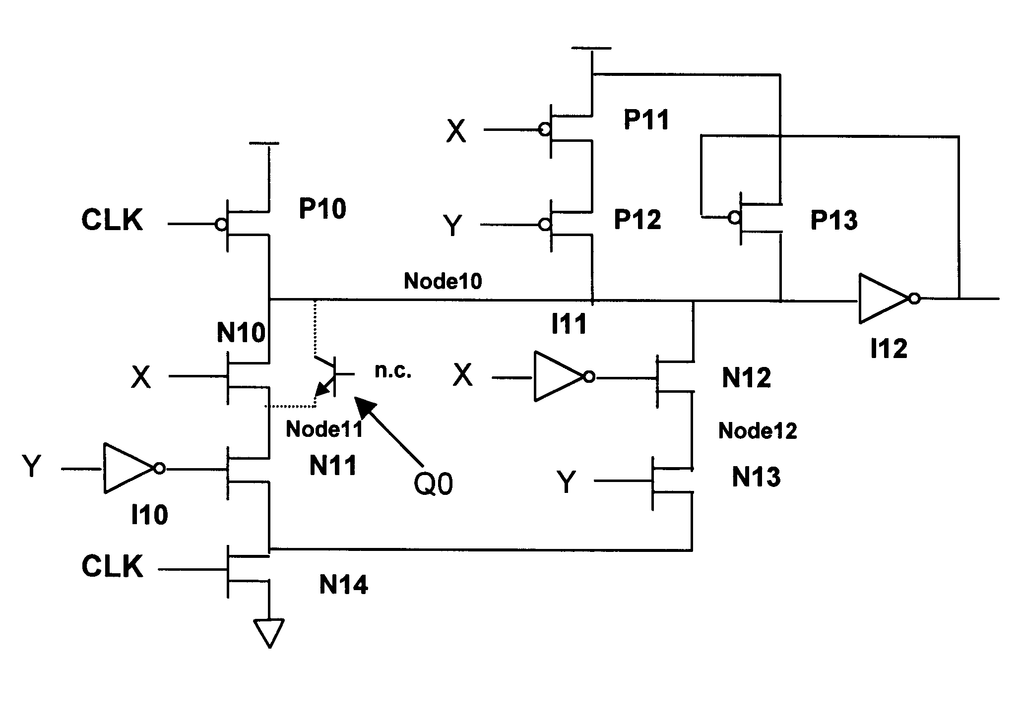 Method and apparatus for enhancing noise tolerance in dynamic silicon-on-insulator logic gates