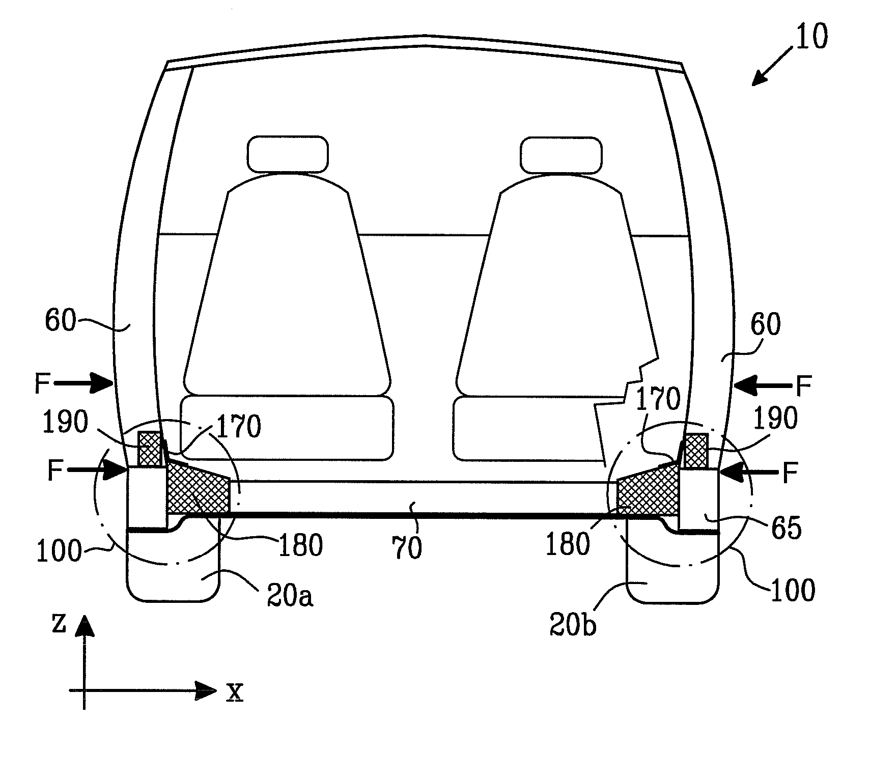 Impact protection structure