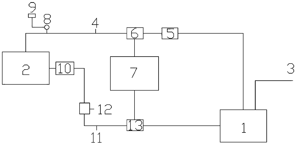 A method for recovering overflow water from a jet pool