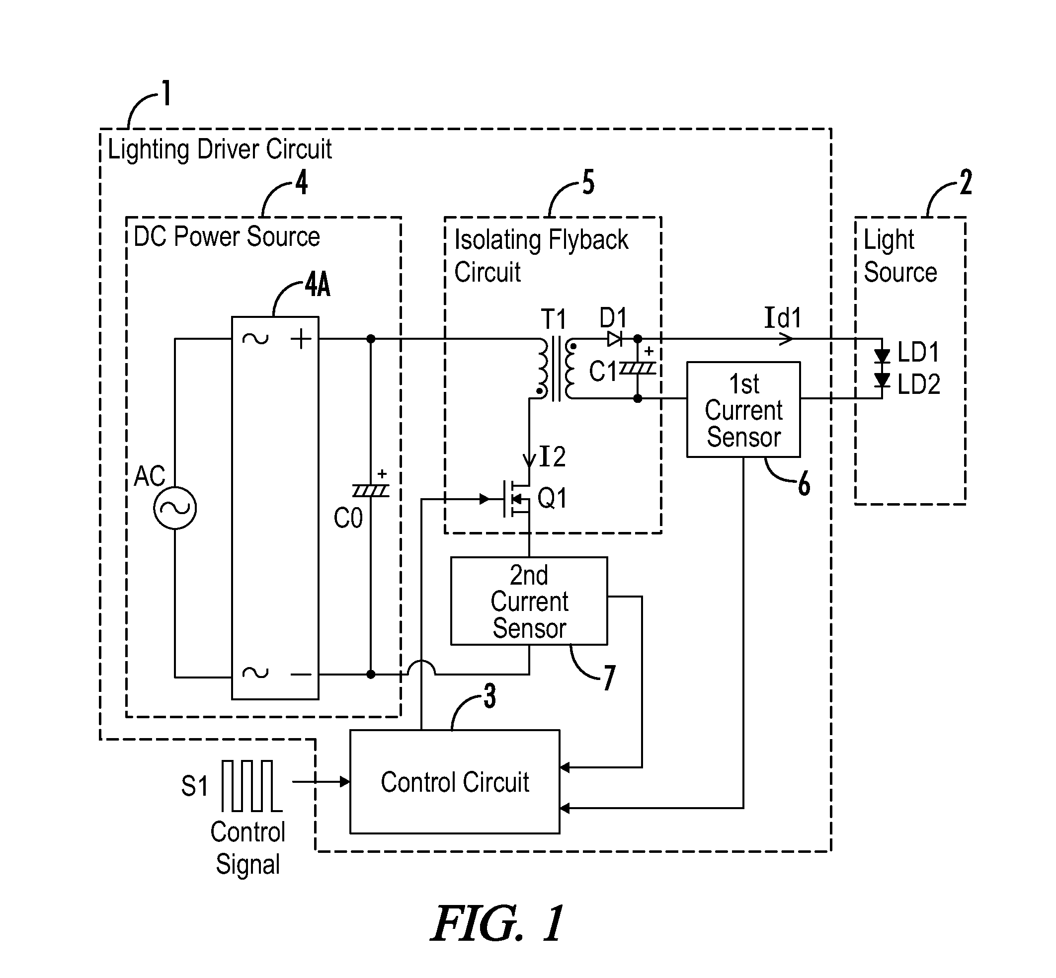 Lighting driver circuit and light fixture