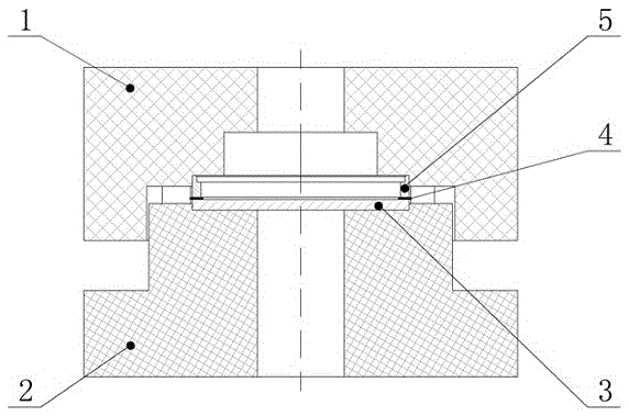 Fixture for welding Al2O3 ceramic to titanium ring in artificial retina