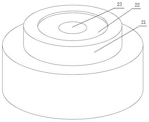 Fixture for welding Al2O3 ceramic to titanium ring in artificial retina