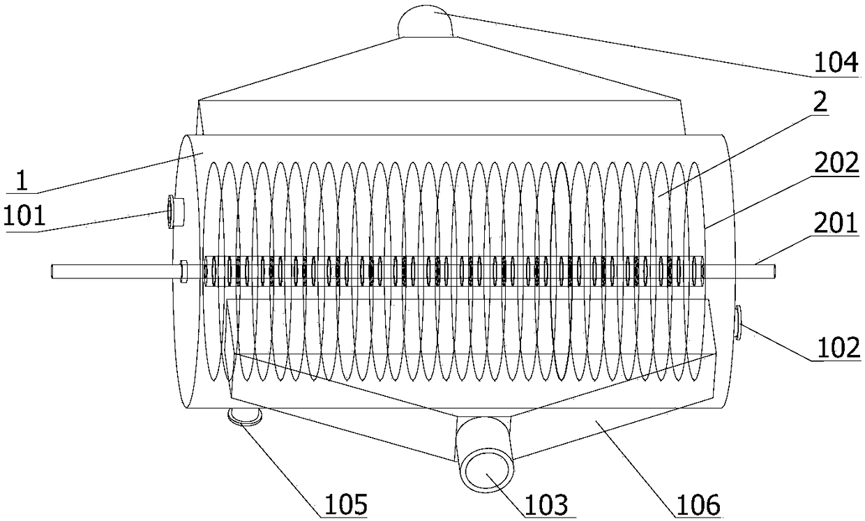 Liquid evaporation device and liquid evaporation process