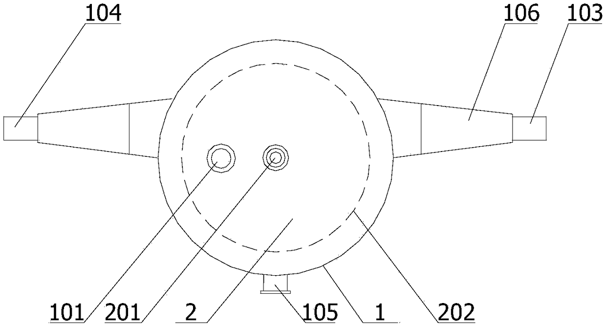 Liquid evaporation device and liquid evaporation process