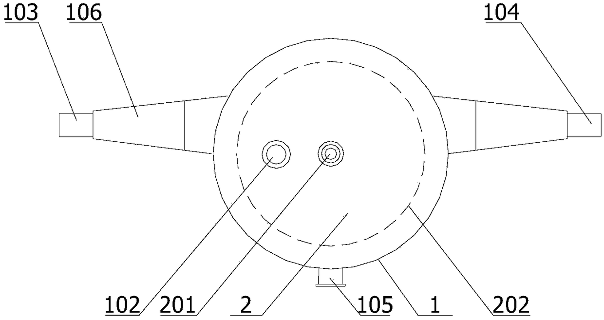 Liquid evaporation device and liquid evaporation process