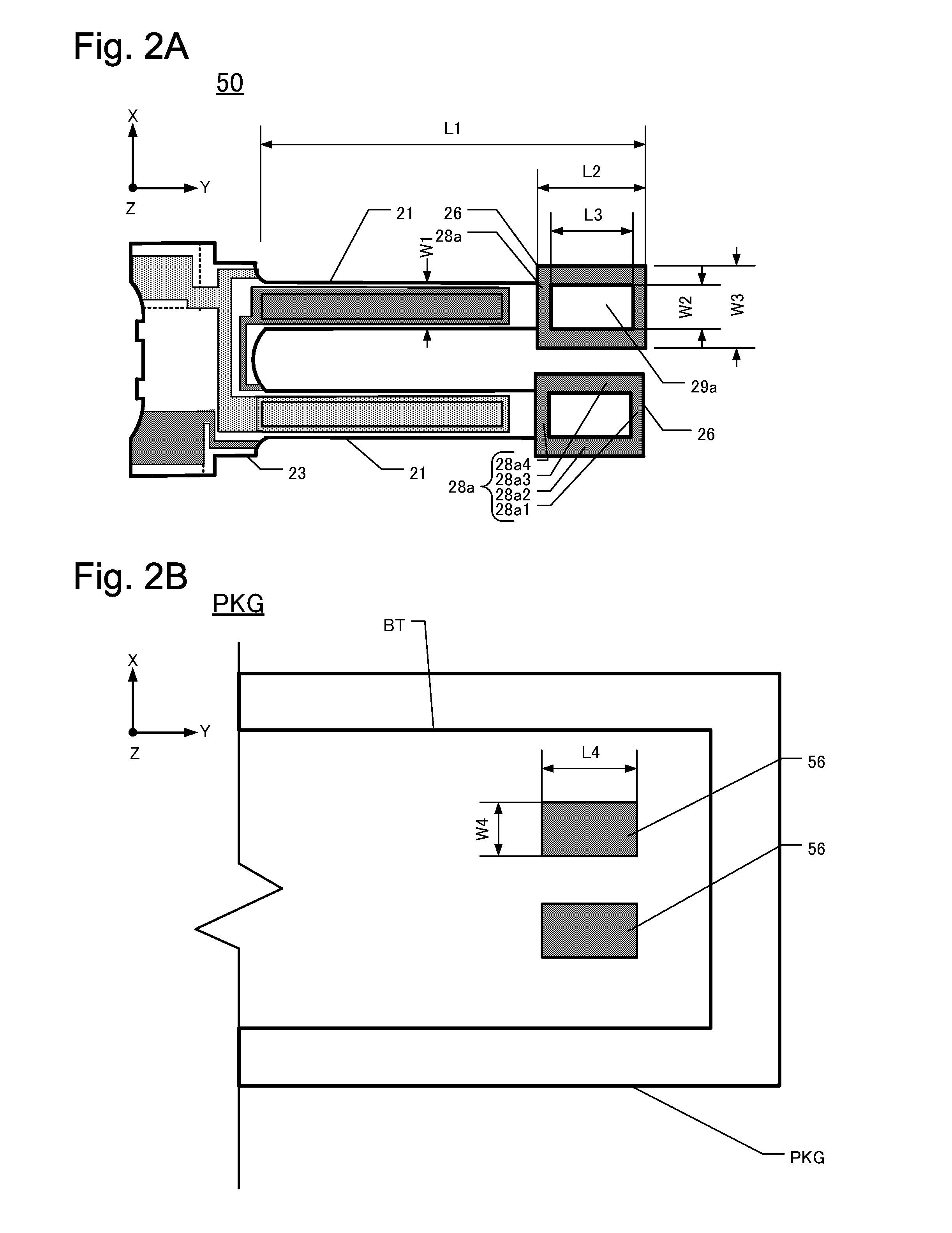 Piezoelectric devices including frequency-adjustment units