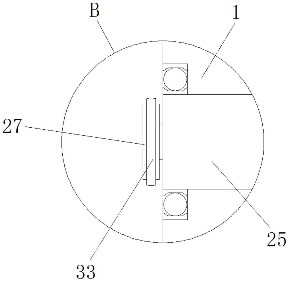 A crushing device for coal processing that can prevent dust from spreading