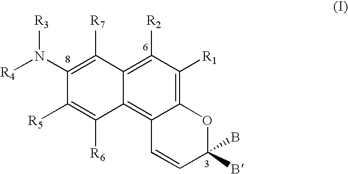 Blue 3H-naphtho[2,1-b]pyran compounds and use thereof in photochromic articles