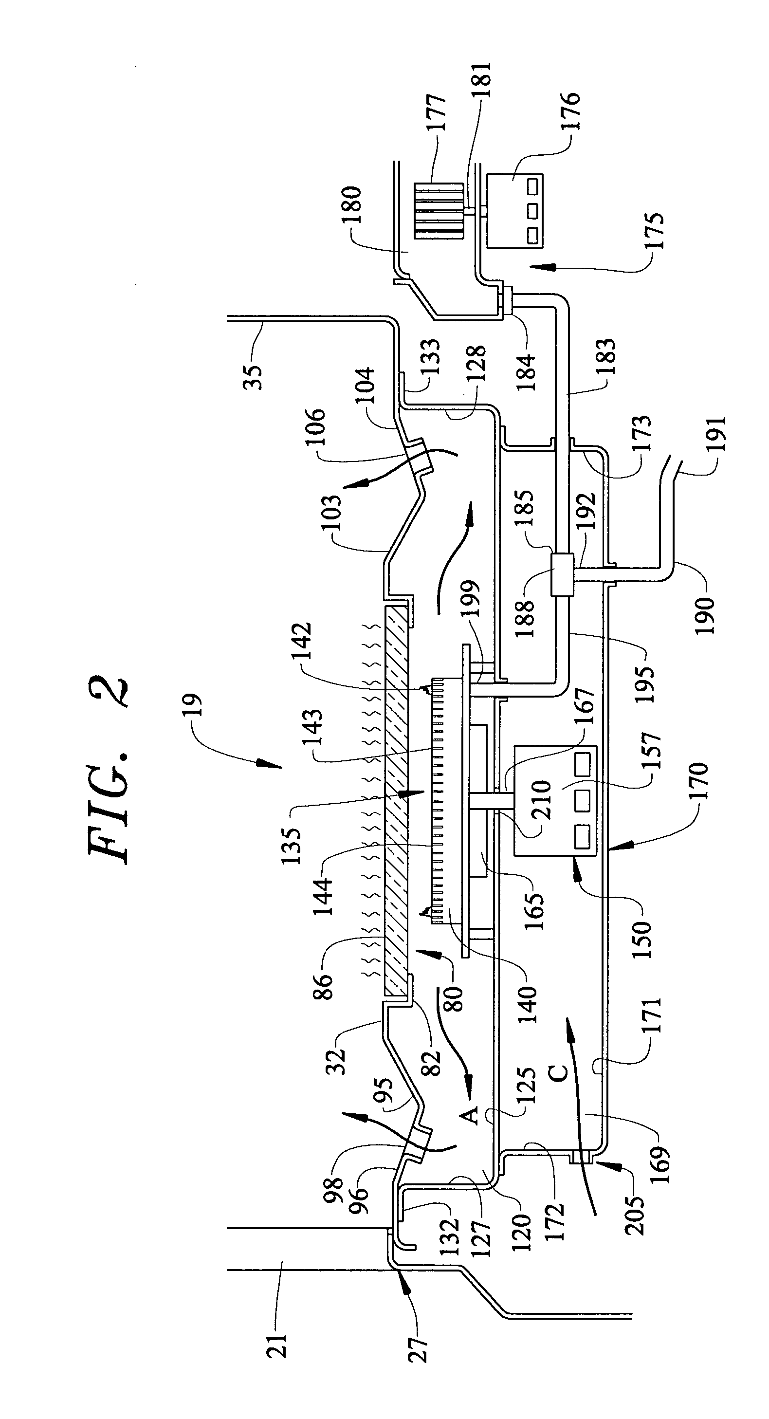 Combination radiant/convection gas cooking appliance