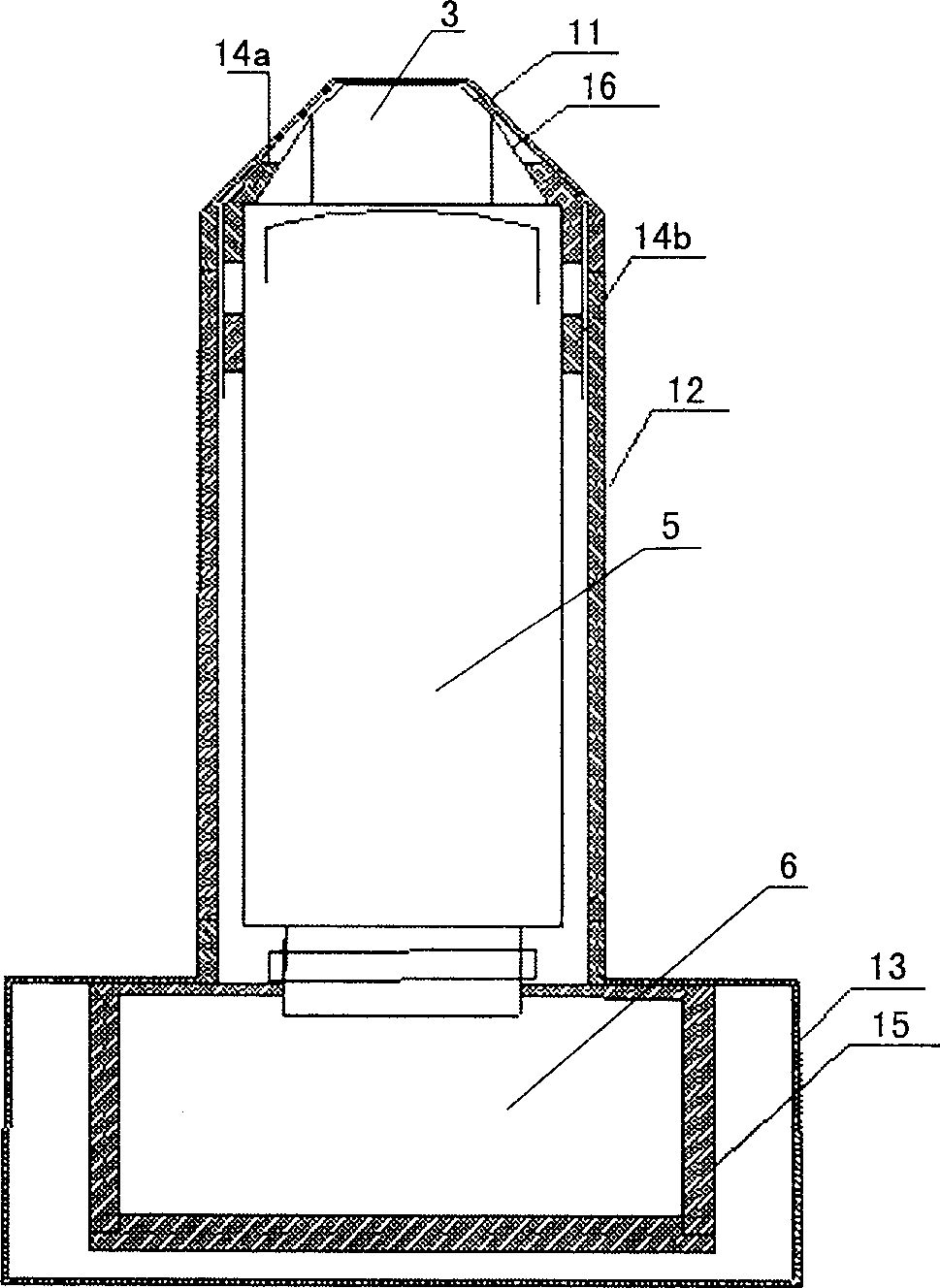 Detector for positron annihilation life spectrometer