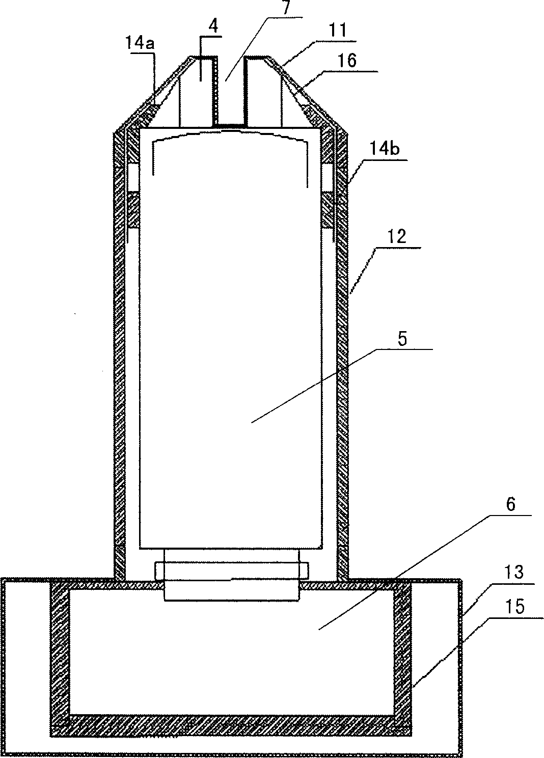 Detector for positron annihilation life spectrometer