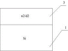 Crystal silicon cell double-layer passivation anti-reflection structure