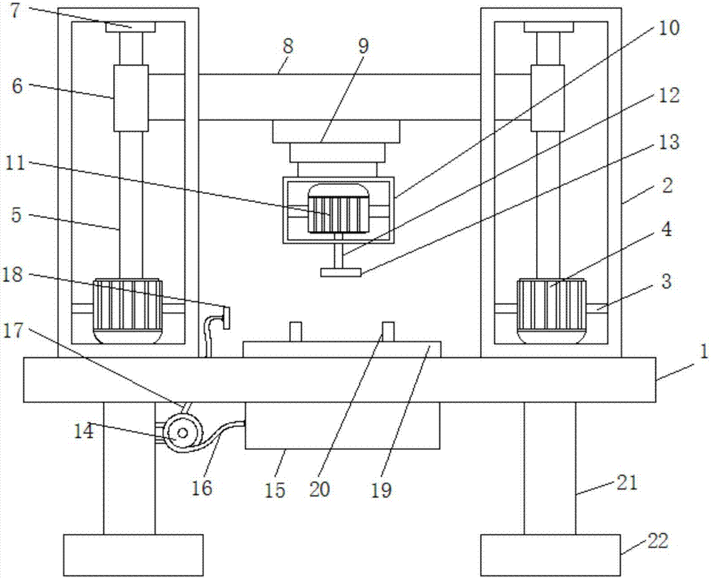 False twister spindle grinding device