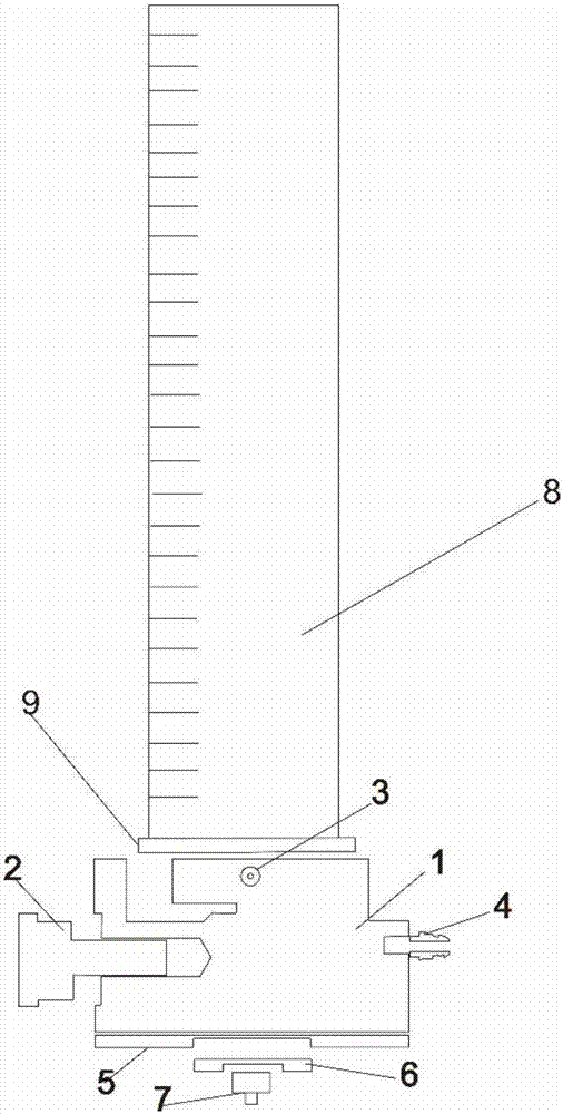 Gas-liquid pressure balance regulator and water draining and gas collecting device with same