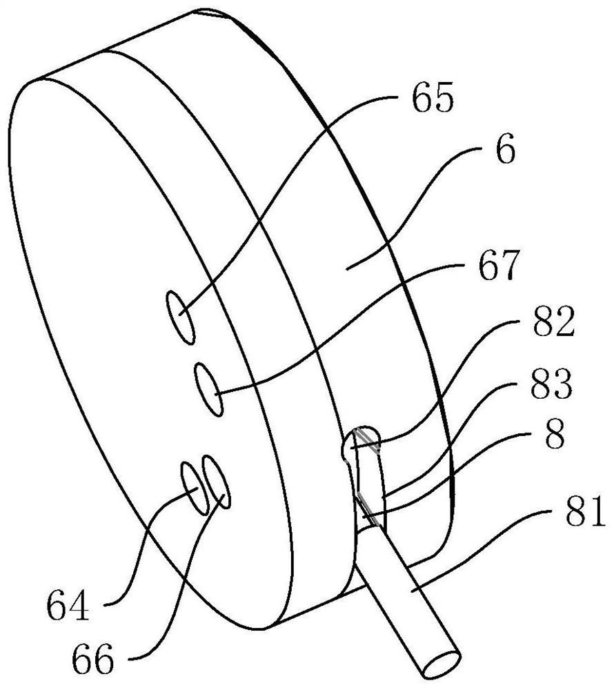 A knapsack sprayer