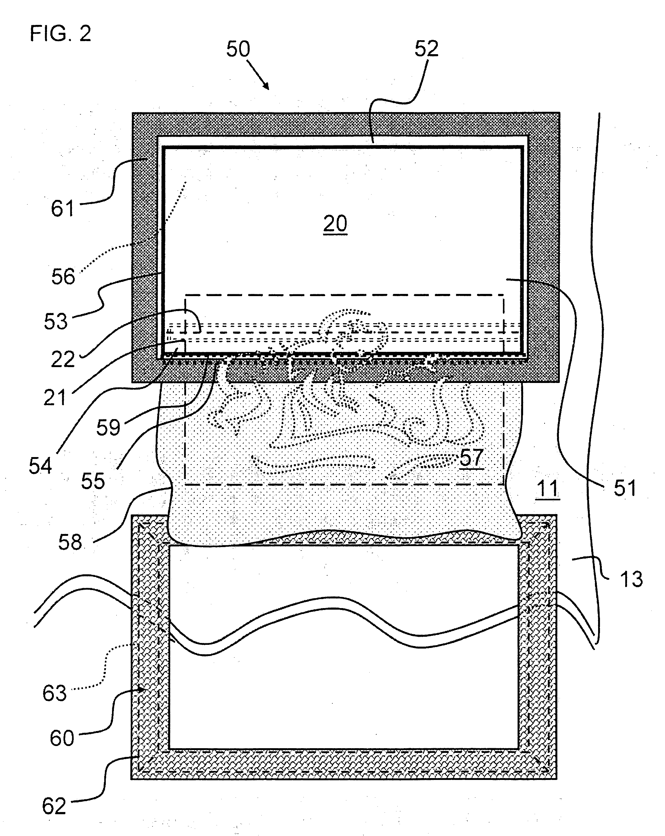 Curtain With Pockets Integrated Therein