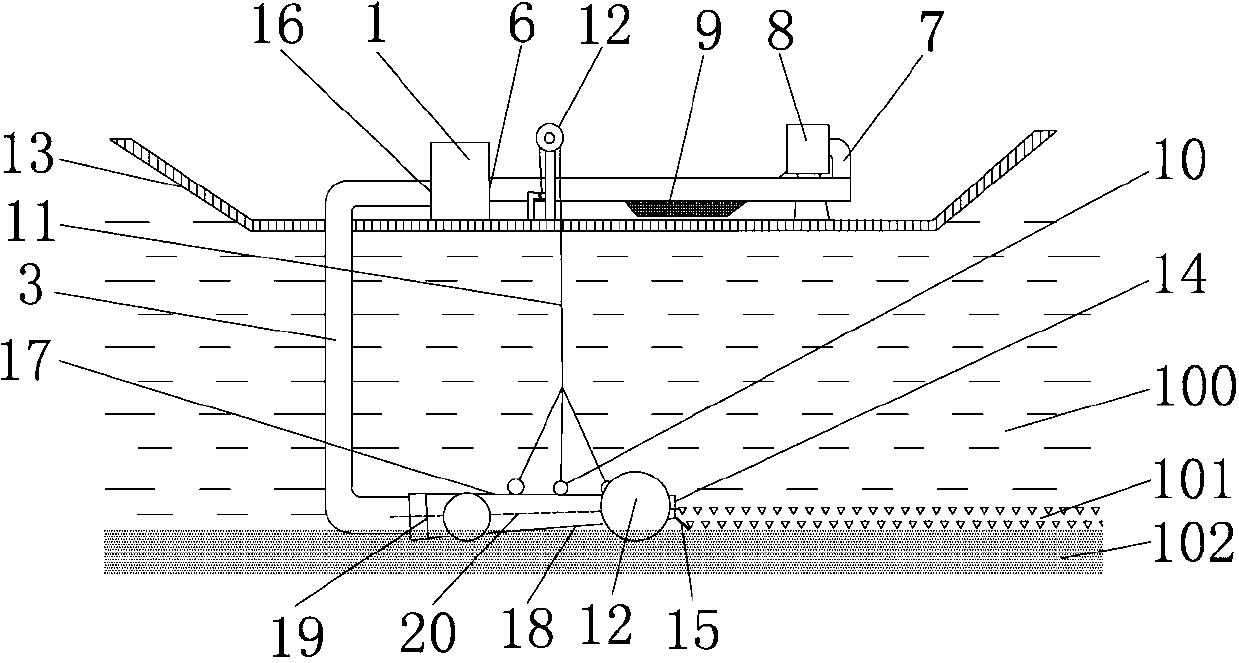 Device and method for collecting Enteromorpha