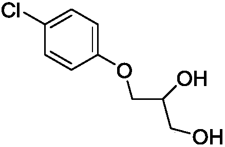 Method for green, efficient and selective synthesis of chlorphenesin