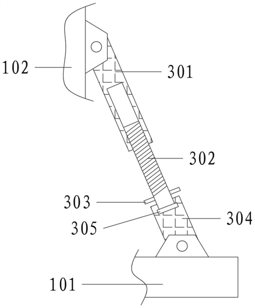 Experimental device convenient for display screen adjustment and used for informatization teaching