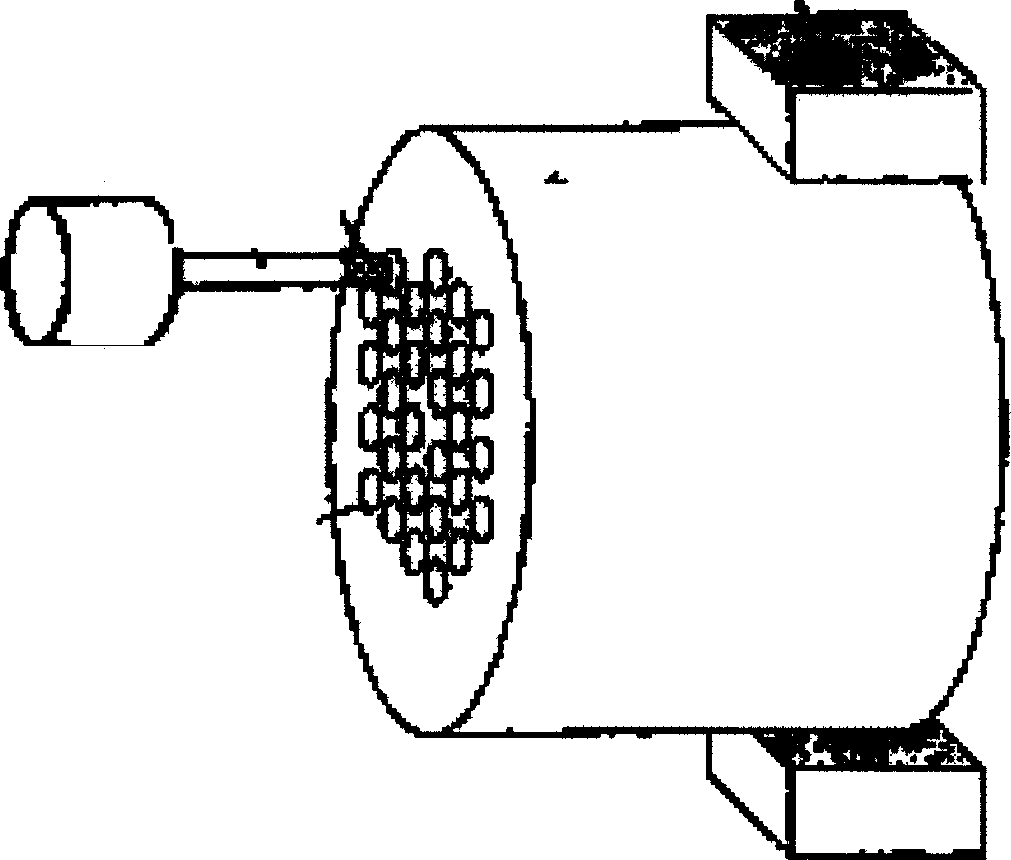 Method for preparing photon crystal optical fibre and apparatus therefor