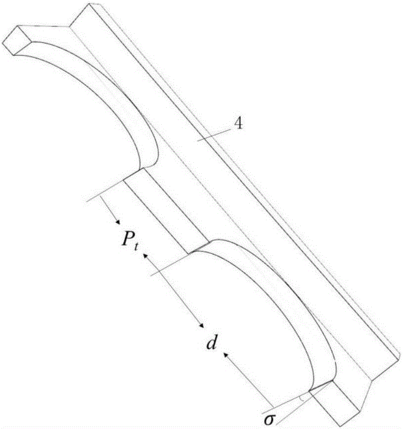 Spiral filler strip type winding pipe heat exchanger