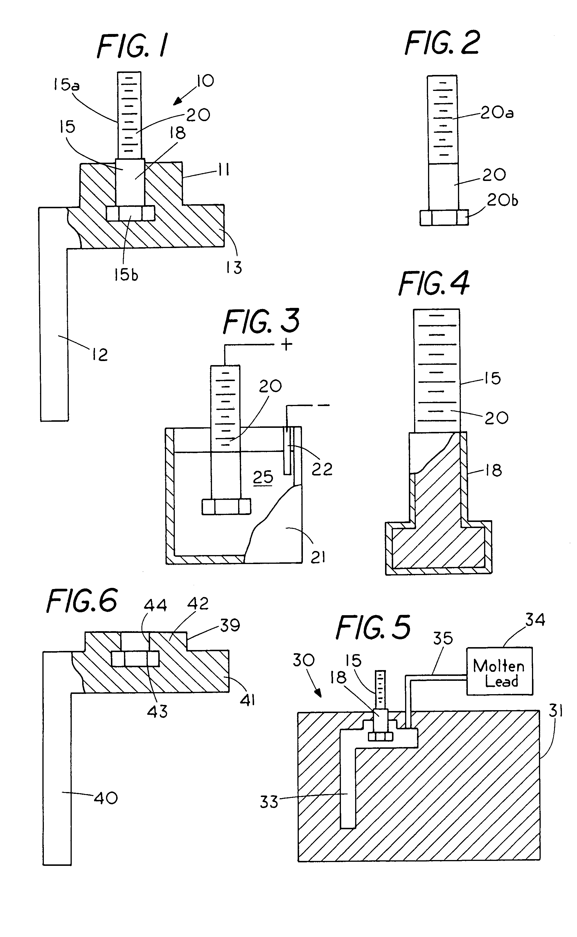 Enhanced torque resistant battery part