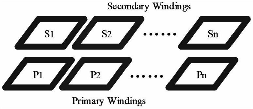 A modular wireless charging system for decoupling coils on the same side