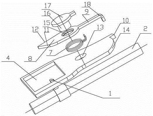 Automobile transmission reverse gear anti-wrong device