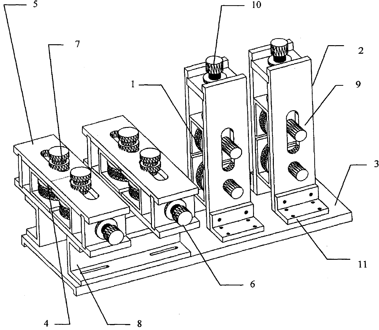 Wire rope rolling process mold