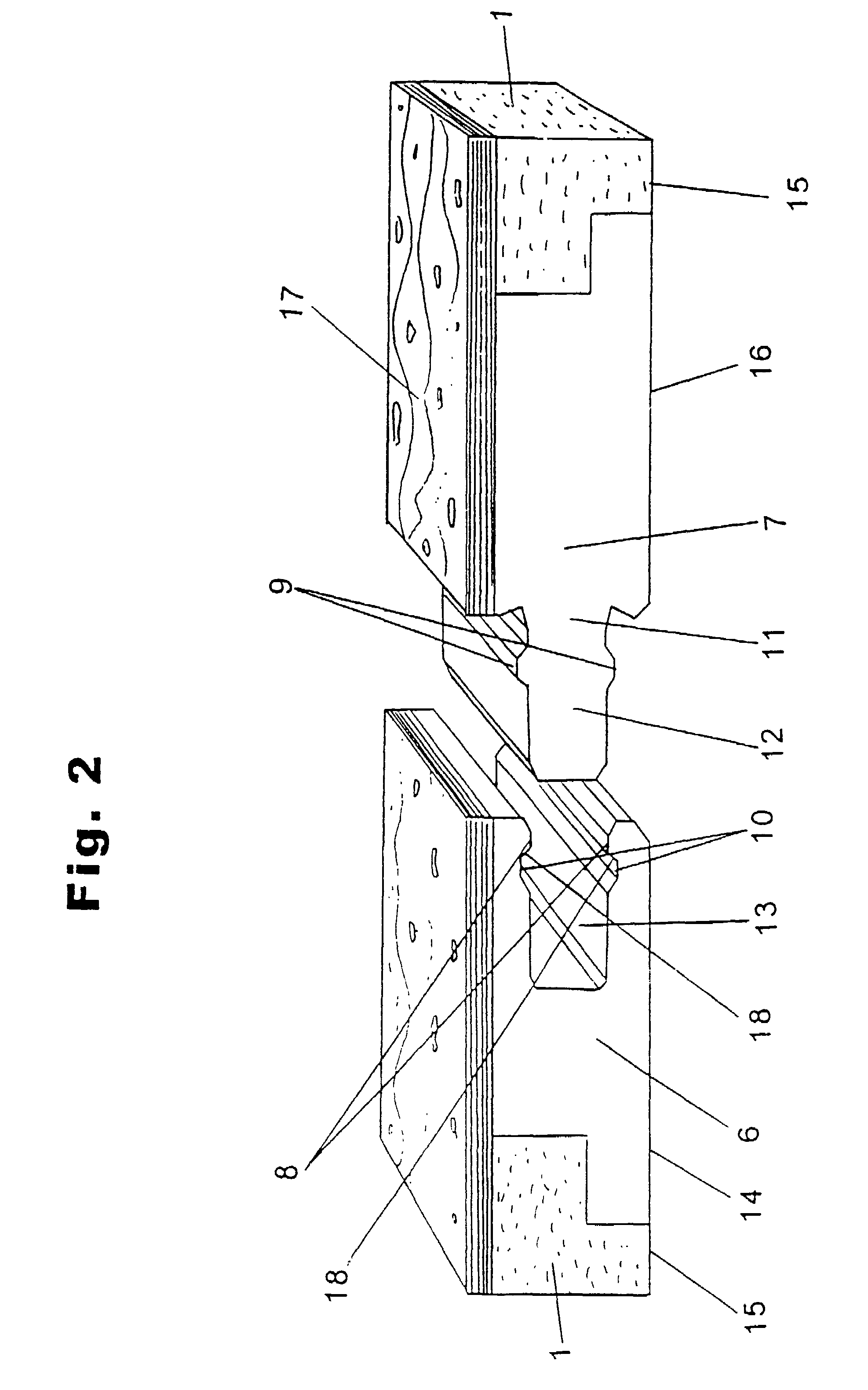 Flooring panel or wall panel and use thereof